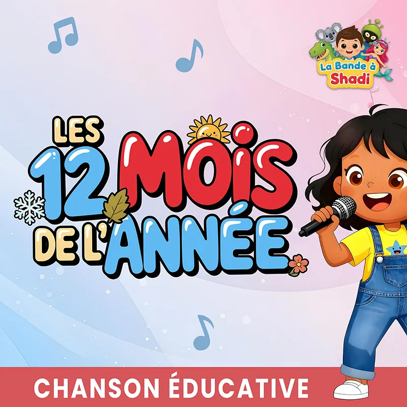 Pochette single de la chanson Les 12 mois de l'année de La bande à Shadi