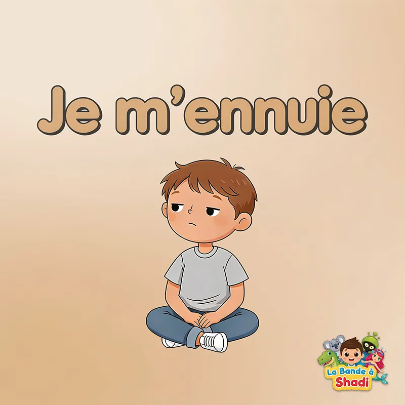 Pochette single de la chanson "Je m'ennuie" de La bande à Shadi