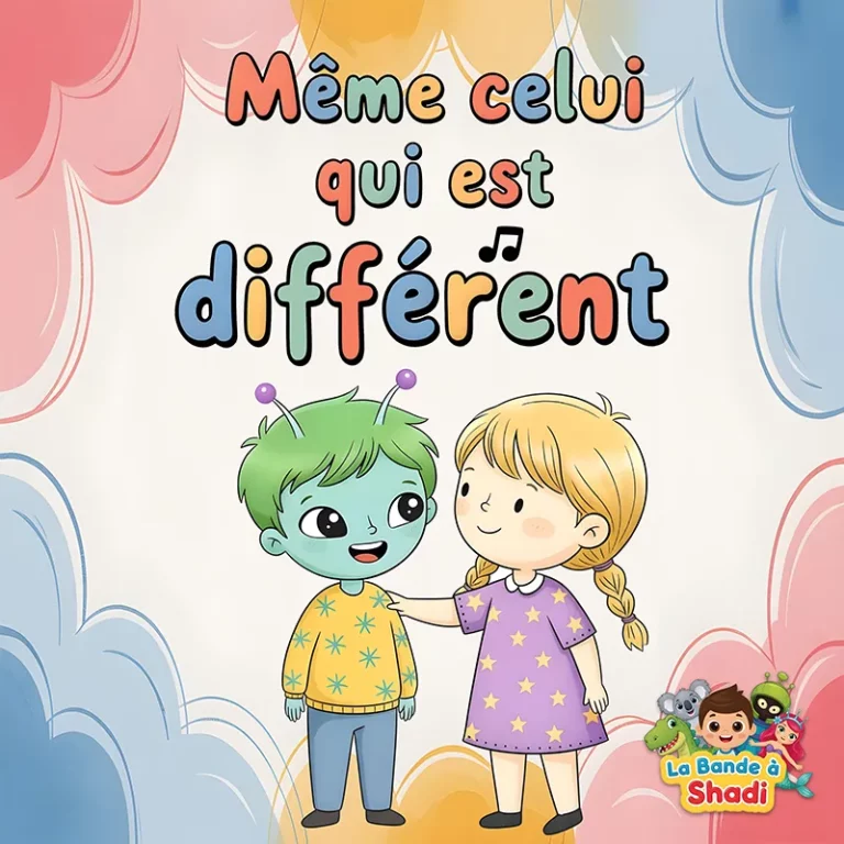 Pochette single de la chanson Même celui qui est différent de La bande à Shadi