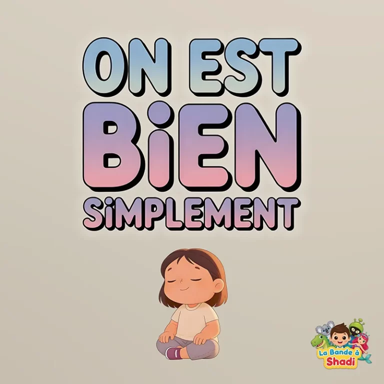 Pochette single de la chanson "On est bien simplement" de La bande à Shadi
