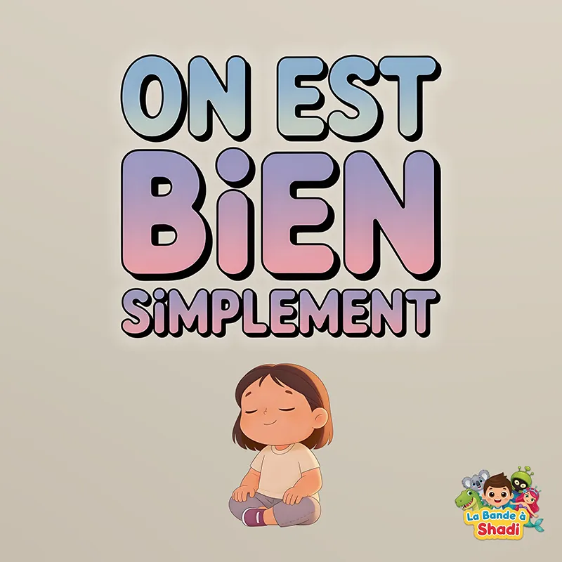 Pochette single de la chanson "On est bien simplement" de La bande à Shadi