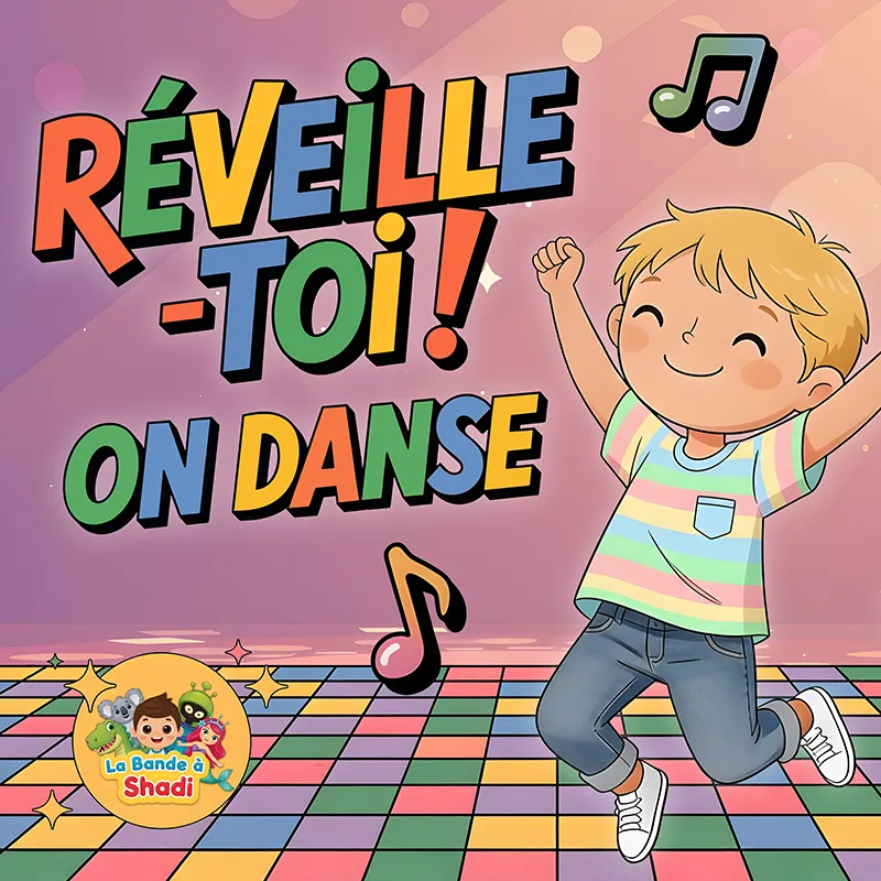 Pochette single de la chanson Réveille-toi on danse, de La bande à Shadi