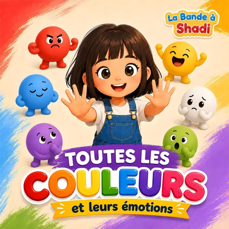 Pochette single de la chanson Toutes les couleurs, de La bande à Shadi
