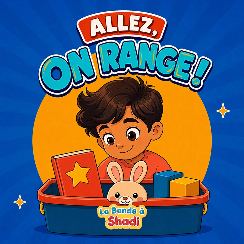 Pochette single de la chanson "Allez, on range", de La bande à Shadi