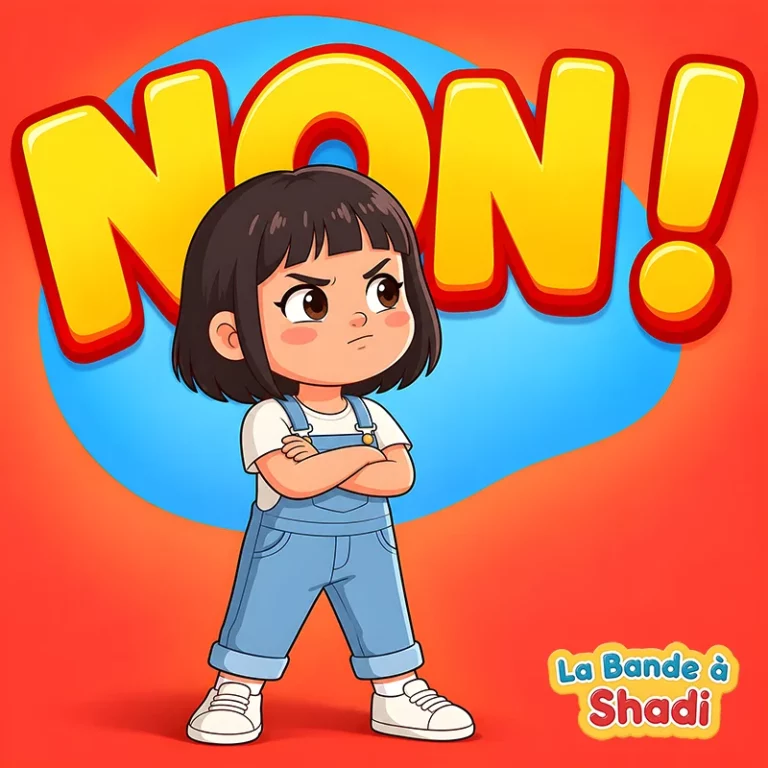 Pochette single de la chanson NON !, de La bande à Shadi