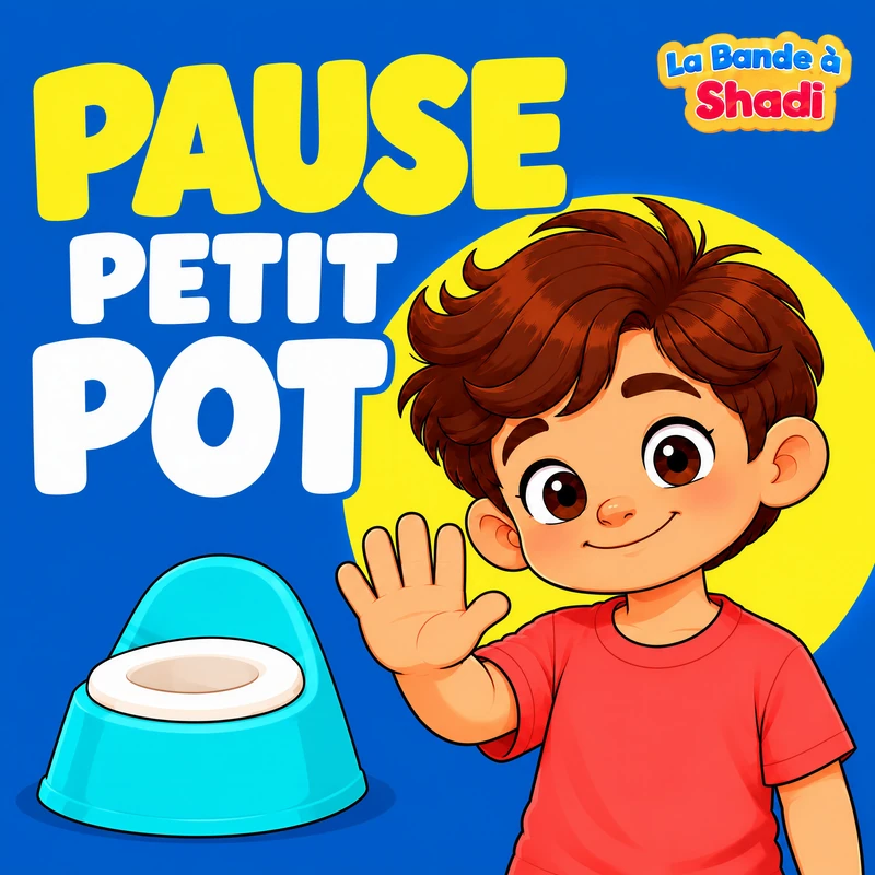 Pochette de Pause petit pot, chanson de La Bande à Shadi pour accompagner les débuts sur le pot.